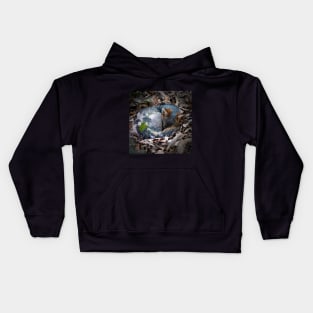 Sleeping fox Kids Hoodie